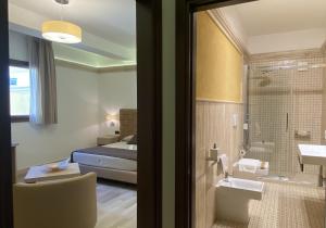 Vannituba majutusasutuses BHB Hotel