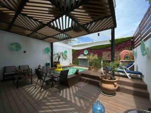 Ruang duduk di Casa Destinos