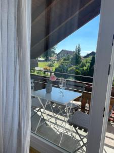 Μπαλκόνι ή βεράντα στο Ferienwohnung Huimelig im Allgäu