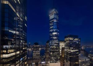Nespecifikovaný výhled na destinaci New York nebo výhled na město při pohledu z hotelu