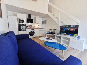 Nhà bếp/bếp nhỏ tại Maison Rénovée à Marseillan Plage