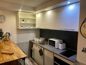 Köök või kööginurk majutusasutuses Appartement F1 IDF ,4 pers