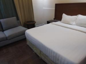 Postel nebo postele na pokoji v ubytování Mira Suite