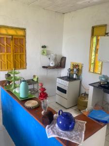 Köök või kööginurk majutusasutuses Casa da Praia - Ilha de Maria Guarda