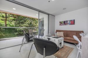 Posezení v ubytování PORTANOVA Suites by ADVENTU