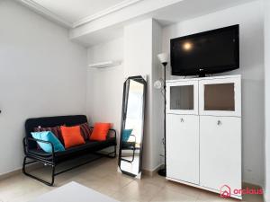 TV a/nebo společenská místnost v ubytování Un Lugar con Encanto