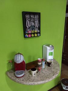 Παροχές για τσάι/καφέ στο PRÁTICO-Apê privado próx Garten Shopping-Univille +9 φωτογραφίες