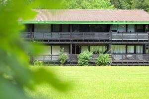 a house with a lawn in front of it at Geographer´s Suite in Siegsdorf