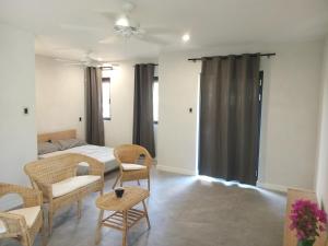 Χώρος καθιστικού στο Sanctuary Villa