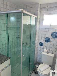 Salle de bains dans l'établissement Marina Bezerril - 304 Pontamares - O melhor de Natal