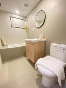 Koupelna v ubytování 宏洲旅社HZ Hotel