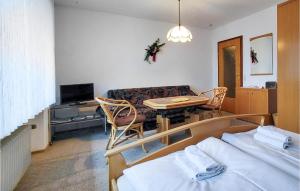 Televisyen dan/atau pusat hiburan di Nice Apartment In Goslar Ot Hahnenklee