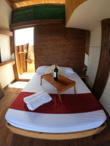 Postel nebo postele na pokoji v ubytování Ecorali Lodge