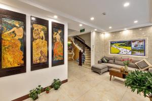Golden Sun Hotelにあるシーティングエリア