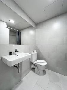 Vannituba majutusasutuses Post 120 Suites