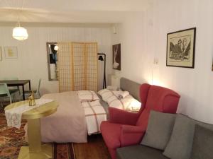 Część wypoczynkowa w obiekcie Studio in Altstadthaus