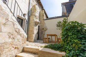 Bygningen som feriehuset ligger i