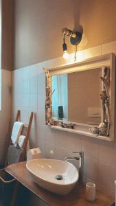 Koupelna v ubytování Guest House Mameli44
