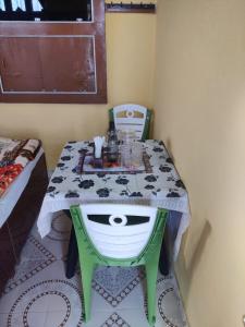 a table in a room with a table with at Gulab - B Homestay in Dehradun +37 photos