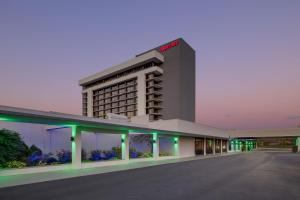a rendering of the front of a hotel at Marriott Saddle Brook in Saddle Brook
