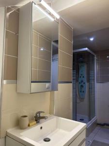 Ένα μπάνιο στο Cosy Studio - 10 min away from CDG aeroport - 30 min away from Paris - Parc Asterix - Olympic Games 2024