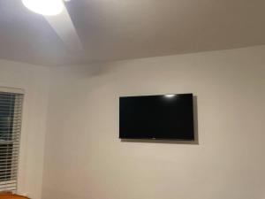 TV a/nebo společenská místnost v ubytování Belle Isle Cottage - 1905 Historic Home near city + 2 fotografie