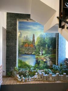 Vonkajšia záhrada v ubytovaní Nguyên Hương Hotel