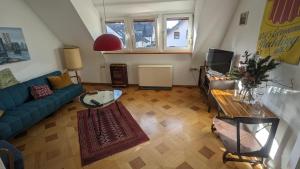 Posezení v ubytování Ferienwohnung Umkirch