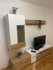 TV i/ili multimedijalni sistem u objektu Garden apartmani 3
