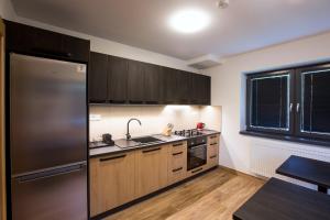 A kitchen or kitchenette at Vila DEDO