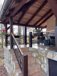 Balcony o terrace sa Vikendica Martinović
