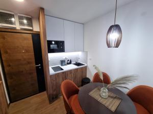 Η κουζίνα ή μικρή κουζίνα στο Borovi 2 Lux Apartment
