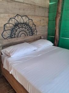 Postel nebo postele na pokoji v ubytování Mi Cabañita Guest House