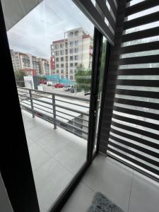 a view of a balcony from a window at Apartment in Tijuana in Tijuana