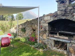 A garden outside Baita Carnale, Montagna in Valtellina
