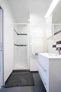 Koupelna v ubytování Duplex 45m2 -Zac L’Oreal - Palais de Justice Paris