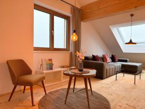 Posedenie v ubytovaní Gamsfels Balbina Galeriewohnung