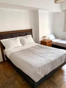 1 dormitorio con 1 cama grande en una habitación en HERMOSO DEPARTAMENTO CENTRICO (1) en Córdoba