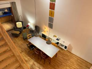 Posedenie v ubytovaní Gamsfels Balbina Galeriewohnung