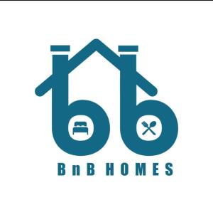 un logo pour une maison avec les mots bb homes dans l'établissement BnB Homes, Technopark, Trivandrum, à Kazhakuttam