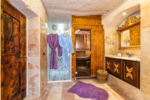Koupelna v ubytování Cappadocia Gamirasu Cave Hotel