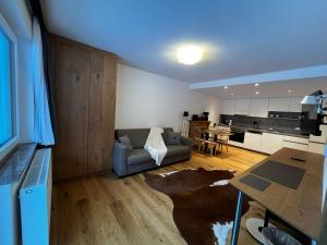 Kuchyňa alebo kuchynka v ubytovaní Apartments Hohenberger Mallnitz - Mein Platz in den Bergen!