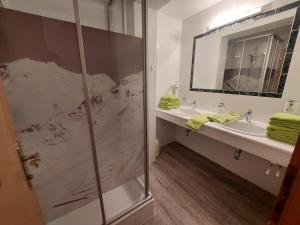 Koupelna v ubytování Haus Lenz