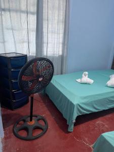 Katil atau katil-katil dalam bilik di Casa Tabacon cr