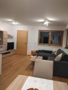 Posezení v ubytování Ferienwohnung Oberkreut