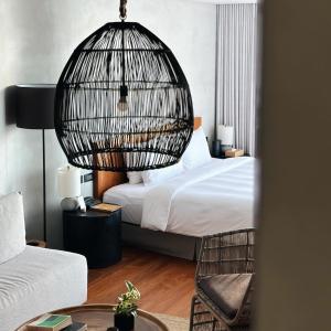 Katil atau katil-katil dalam bilik di 了了礁溪 Vivir Jiaoxi Hotel