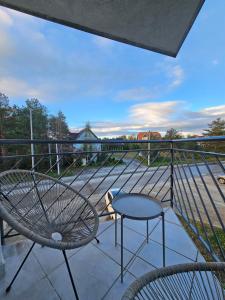 Un balcón o terraza en Studio apartman Verte 6 fotos más