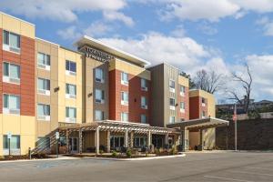 uma representação da frente de um hotel em TownePlace Suites by Marriott Chattanooga South, East Ridge em Chattanooga