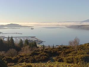 a view of a large body of water at Moorburn Heights in Largs