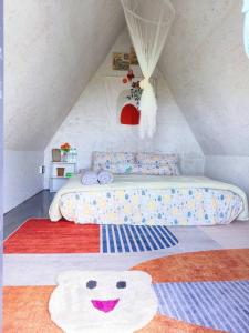 Postel nebo postele na pokoji v ubytování SZ Samui Glamping